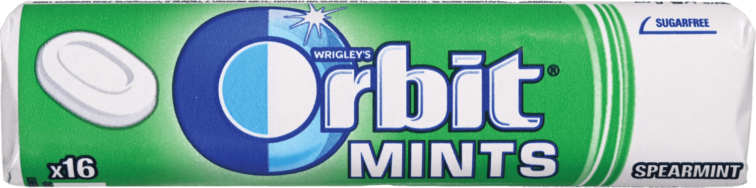 Bombone ORBIT spearmint mint 16kom-slika