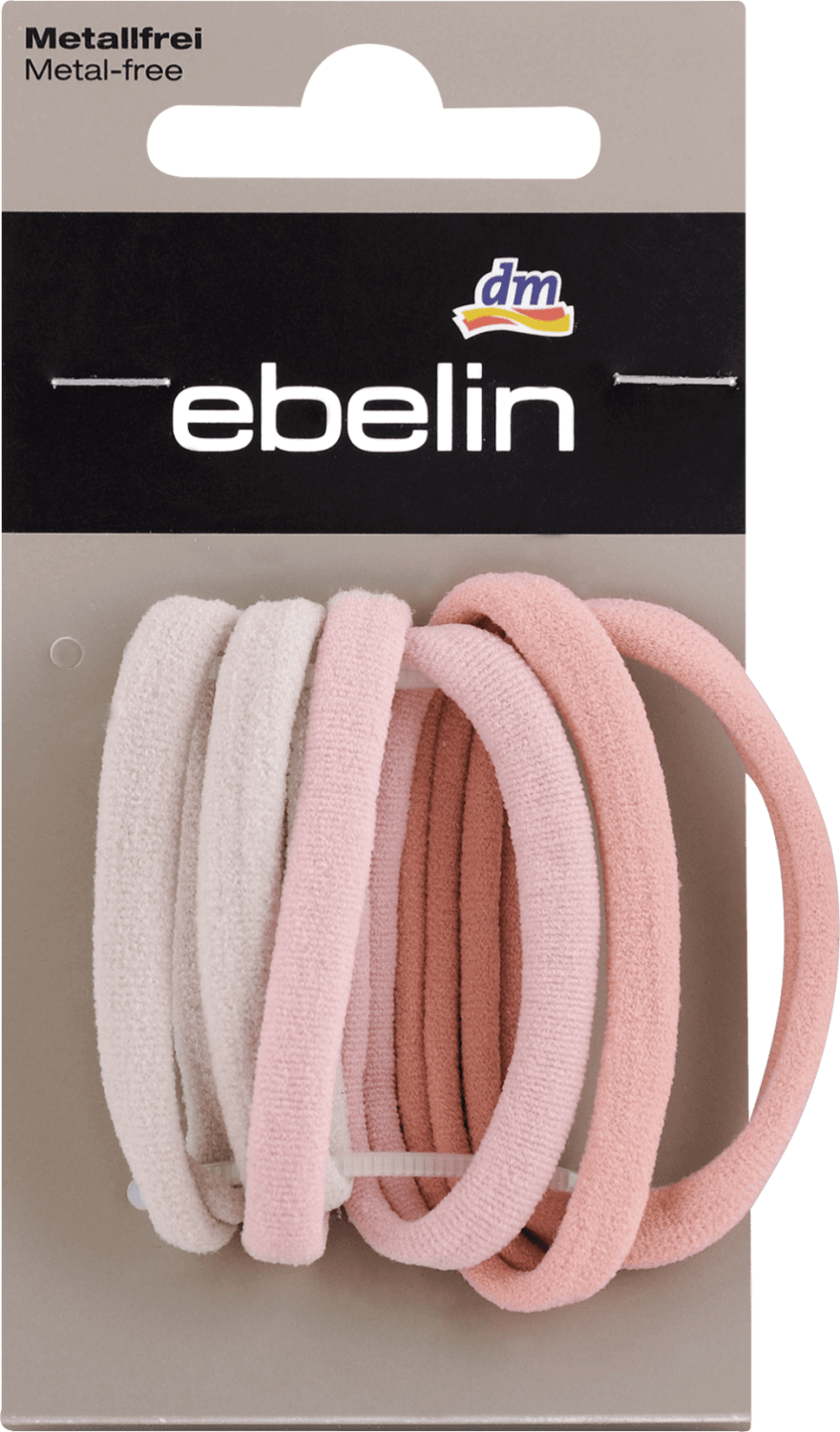 Gumica za kosu EBELIN roze 6kom-slika