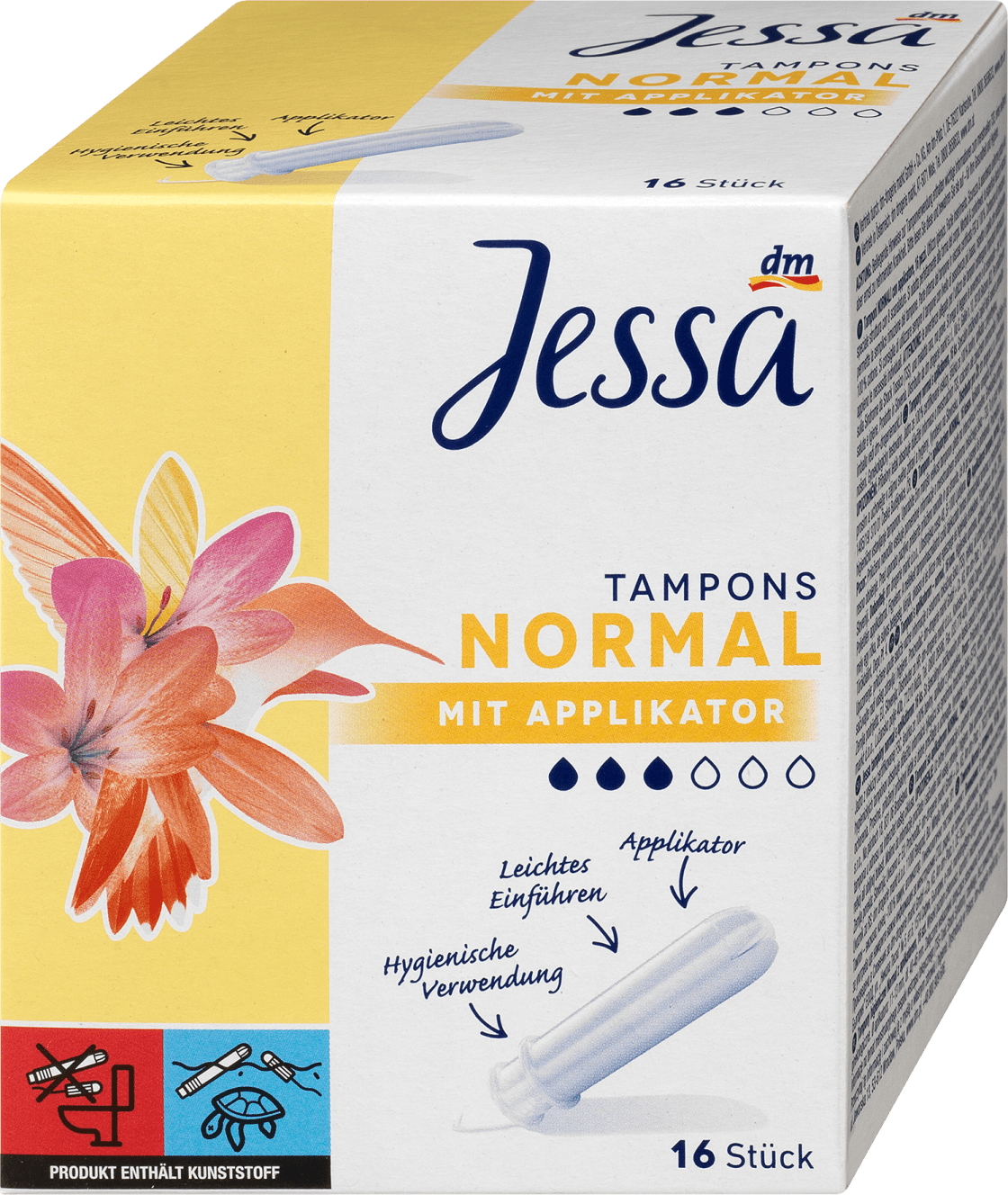 JESSA Normal tamponi sa aplikatorom 16kom-slika