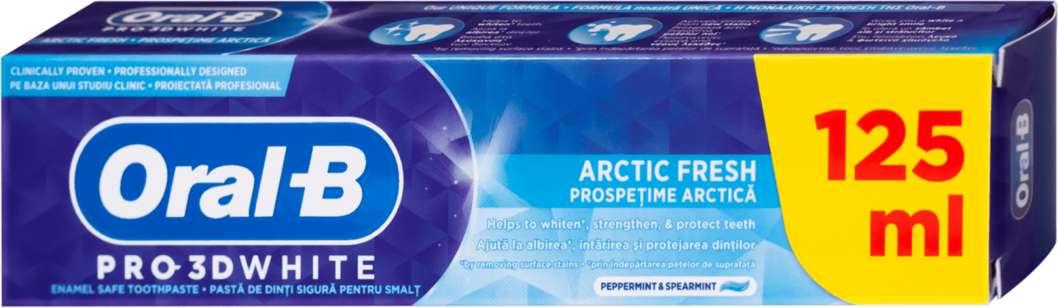Pasta Pro 3DW ArcticFresh Oral B 125ml-slika