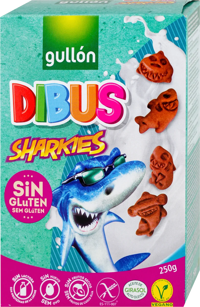 Cokol.ajkulice bez glut.Gullon 250G-slika