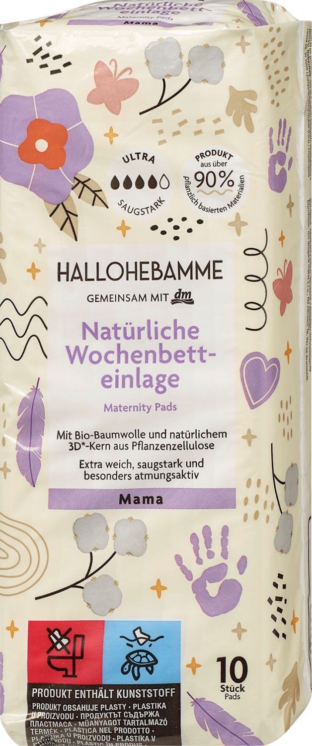 HALLOHEBAMME Mama ulošci za porodilje 10kom-slika