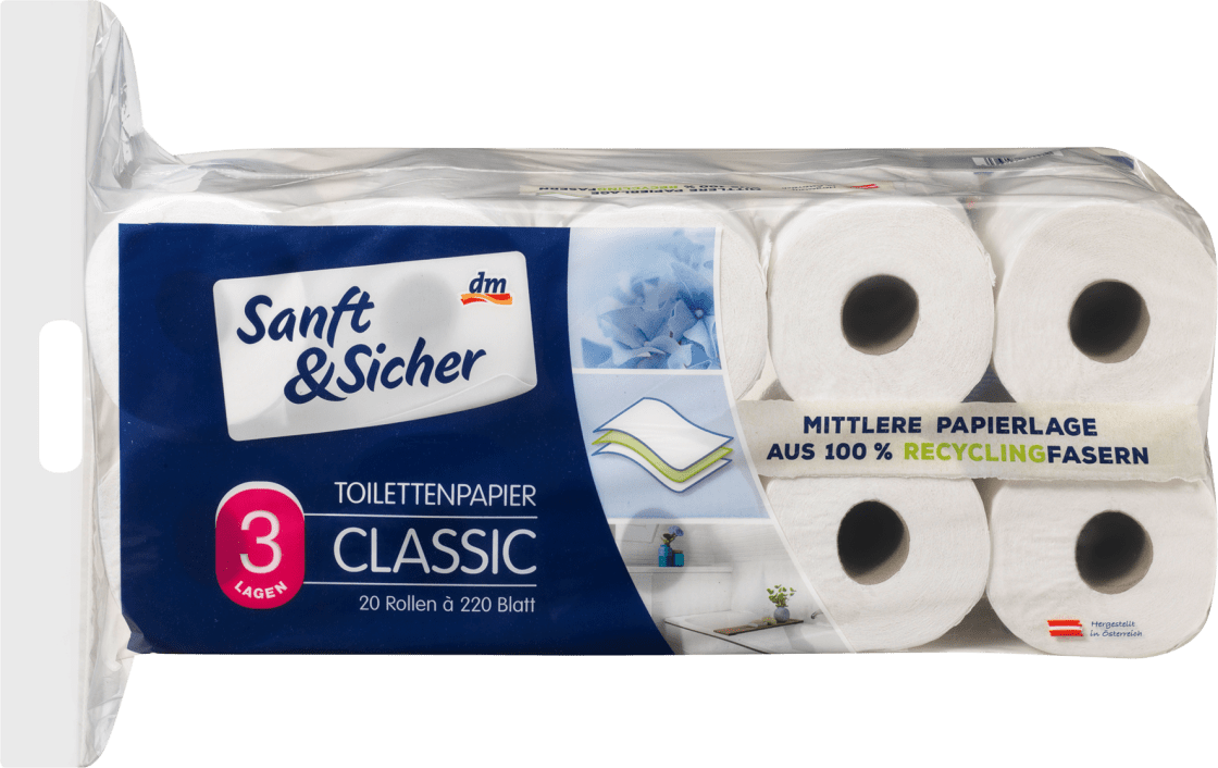 Toalet papir SANFT&SICHER classic 3sloja 20kom-slika