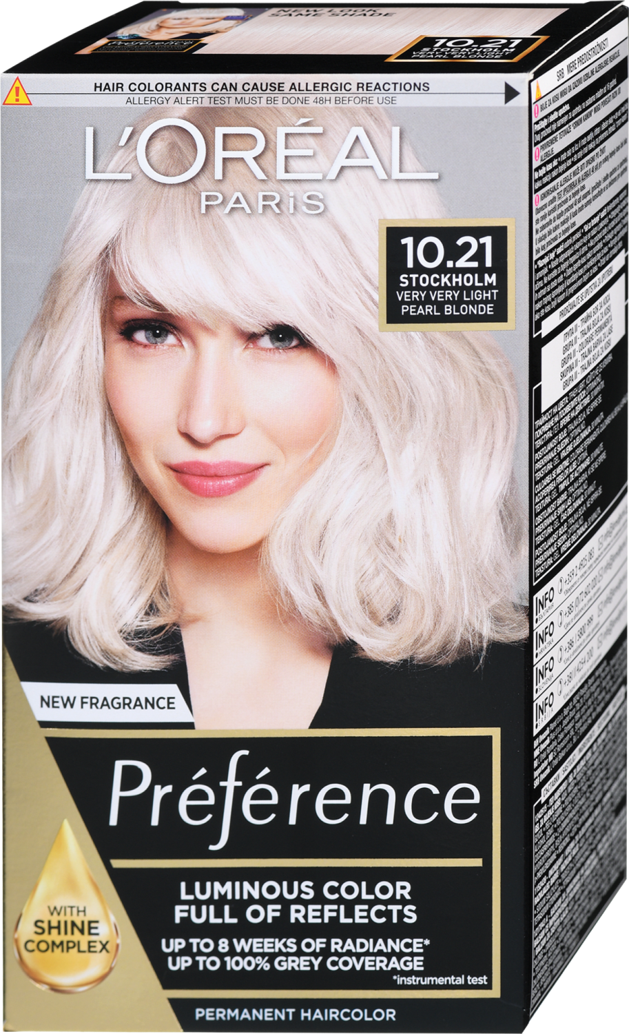 L'OREAL Preference farba za kosu 10.21 stockholm-slika