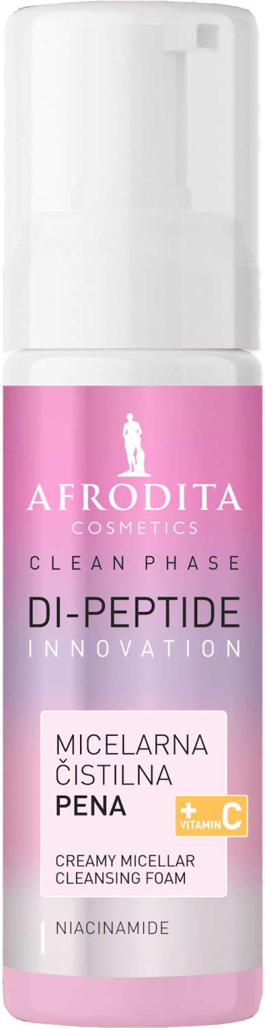 AFRODITA Clean phase di-peptide micelarna pena 150ml-slika