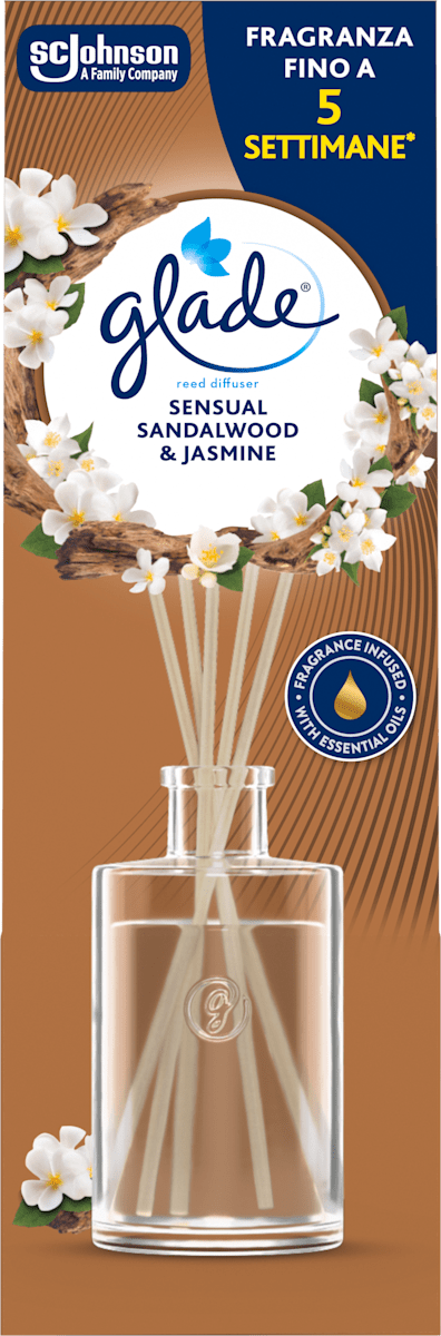 GLADE mirisni štapići sandalovina i jasmin 50ml-slika