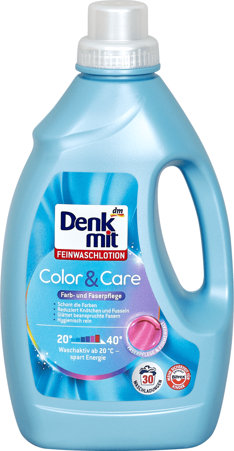 DENKMIT Color&care tečni deterdžent za obojen veš 30 pranja-slika