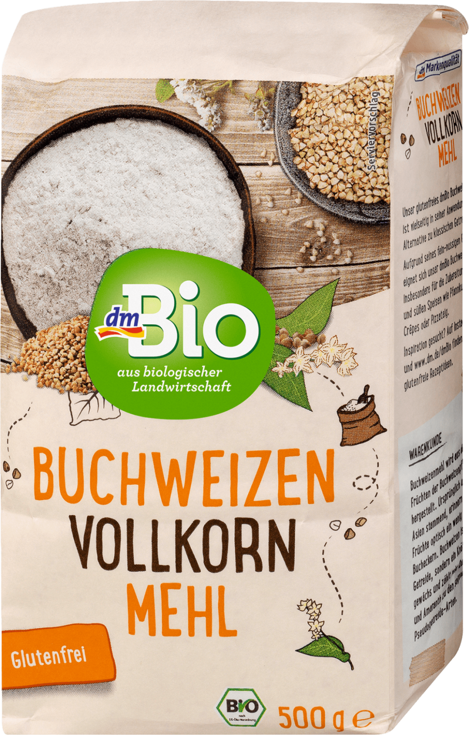 DM BIO integralno heljdino brašno organsko 500g-slika