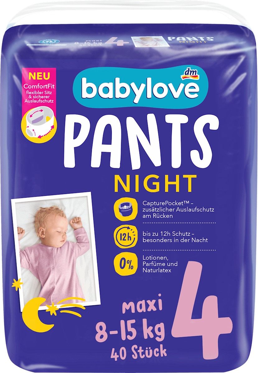 BABYLOVE noćne pelene pants 4 maxi 40kom-slika