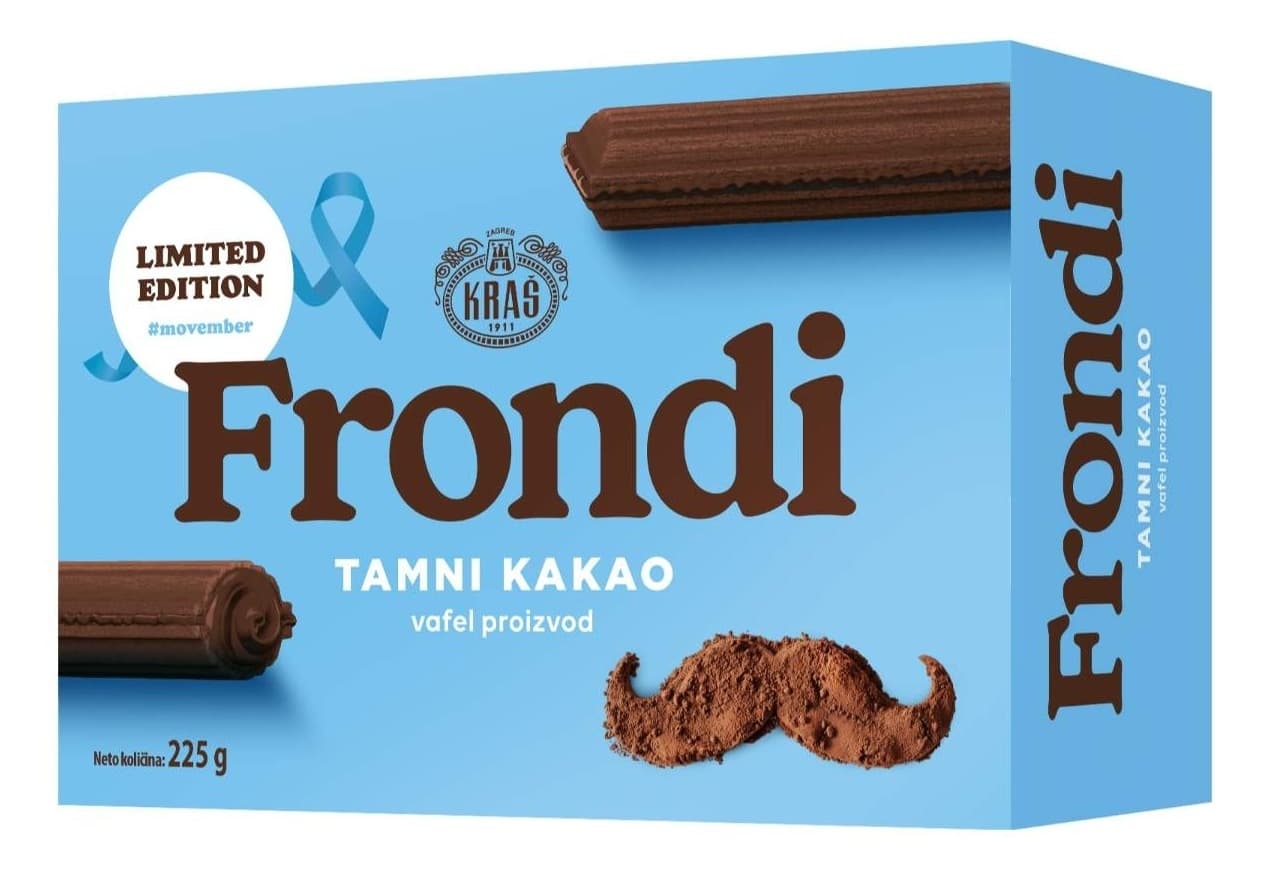 VAFL ROLERI TAMNI KAKAO 225G FRONDI-slika
