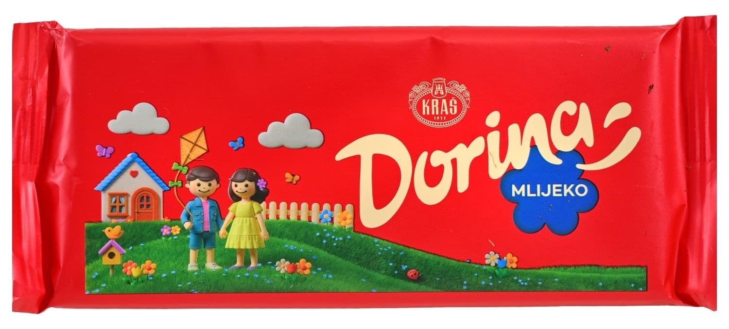 Čokolada KRAŠ Dorina mleko Uskrs 160g-slika