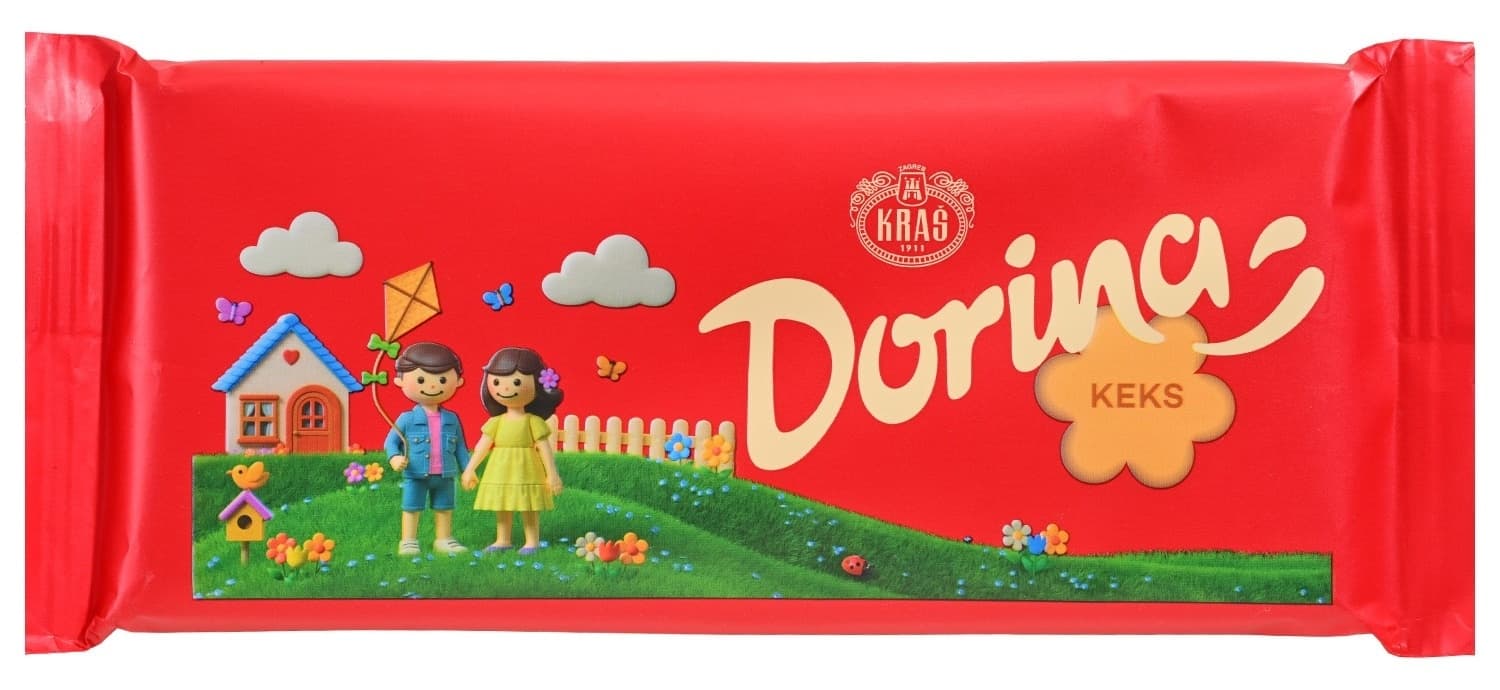 Čokolada KRAŠ Dorina keks Uskrs 160g-slika