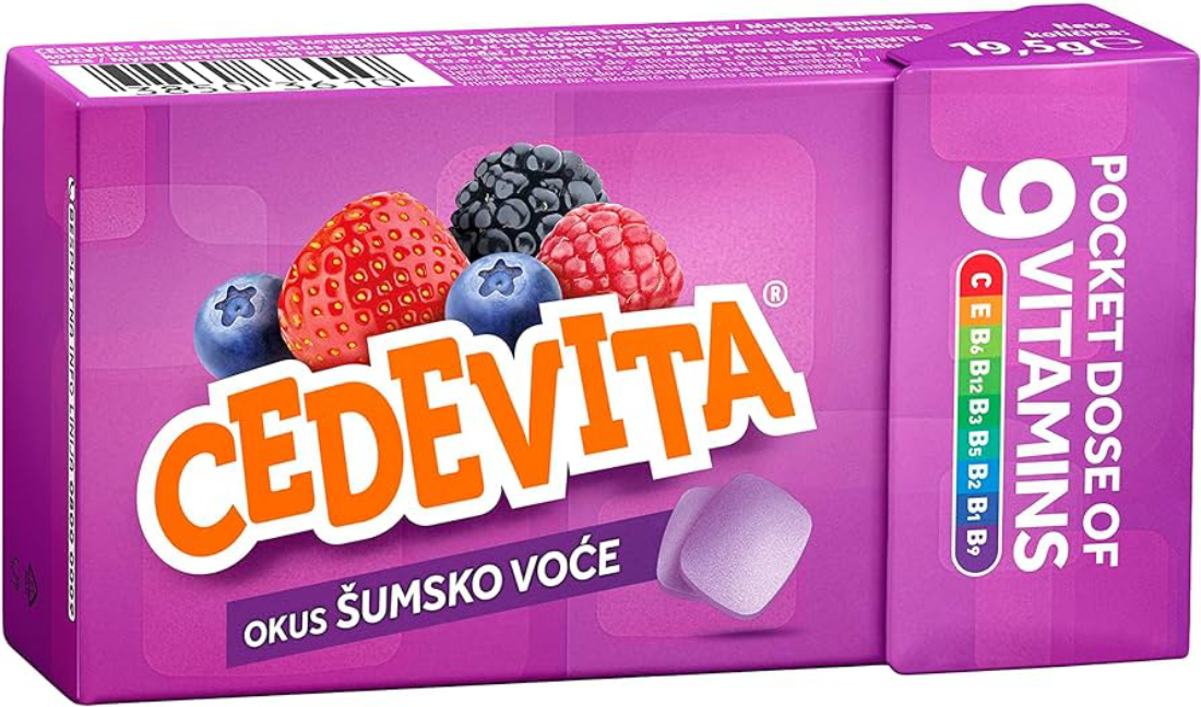 Bombone CEDEVITA šumsko voće 18g-slika