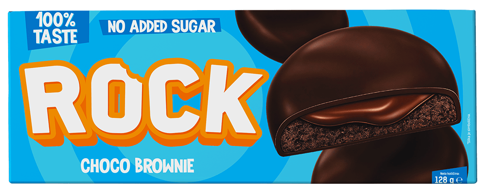 ROCK CHOCO BROWNIE 128G-slika