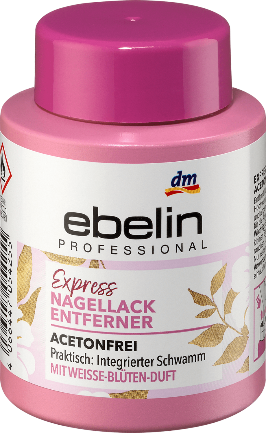 EBELIN Professional express skidač laka bez acetona 75ml-slika