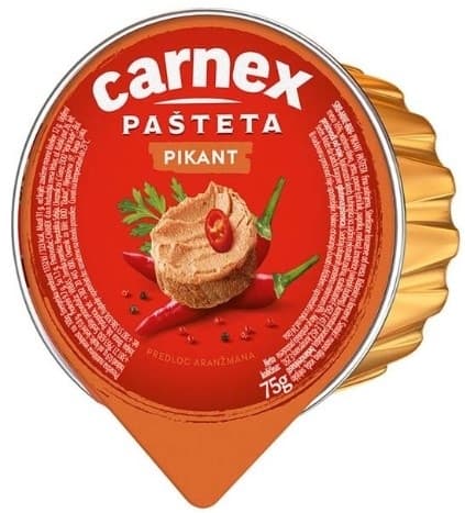 Pašteta CARNEX pikant 75g-slika