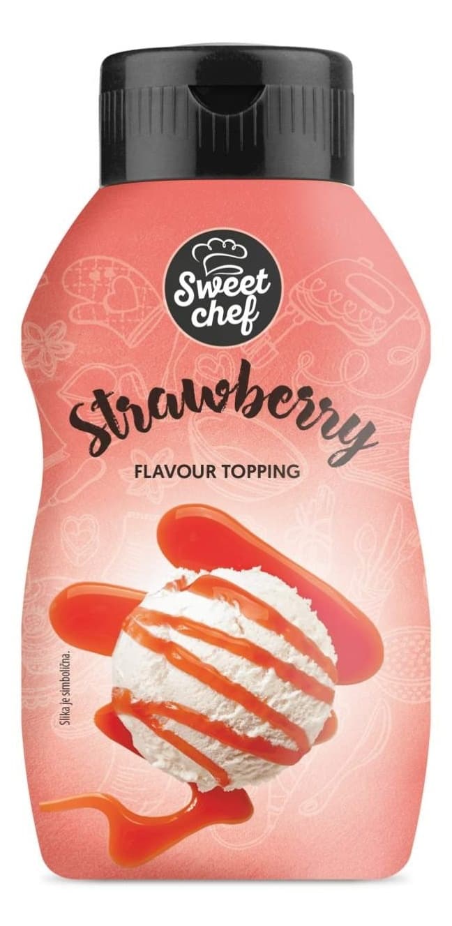 Toping SWEET CHEF jagoda 320g-slika