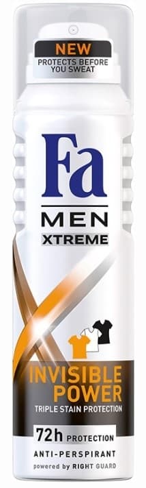Deosprej men Xtreme Invisible Fa 150ml-slika