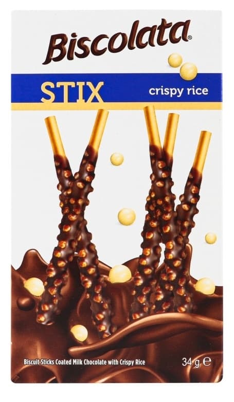 BISCOLATA STIX CRISPY RICE 34G PREST-slika