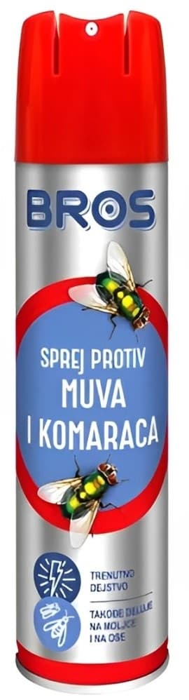 Bros sprej protiv muva i komaraca 400 ml-slika
