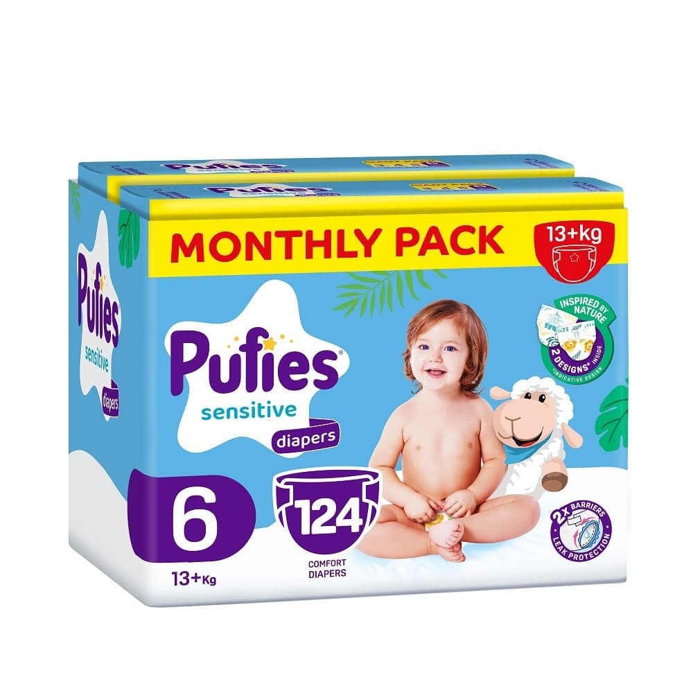PUFIES pelene sensitive 6 124kom-slika