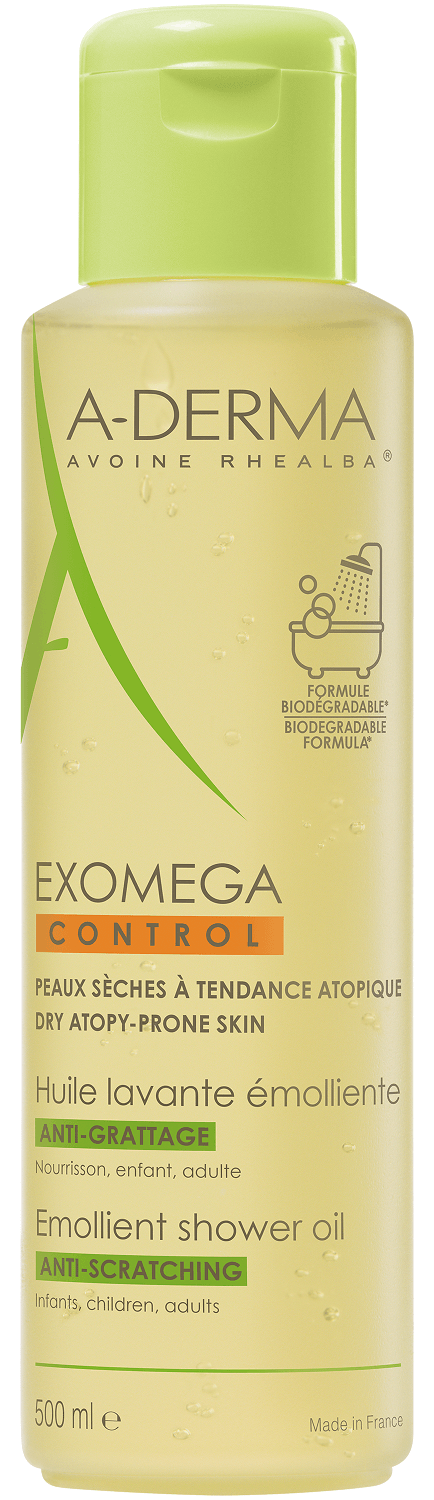 Ulje za tuširanje A-DERMA Exomega control 500ml-slika