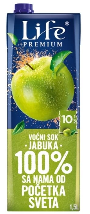 Voćni sok NECTAR Life jabuka 100% 1,5l-slika
