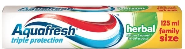PASTA ZA ZUBE AQUAFRESH HERBAL 125GR-slika