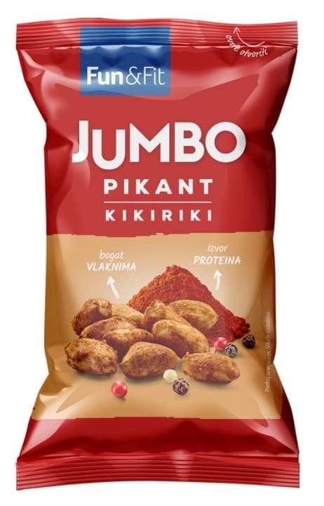 Kikiriki JUMBO pikant, pečeni, neslani 180g-slika
