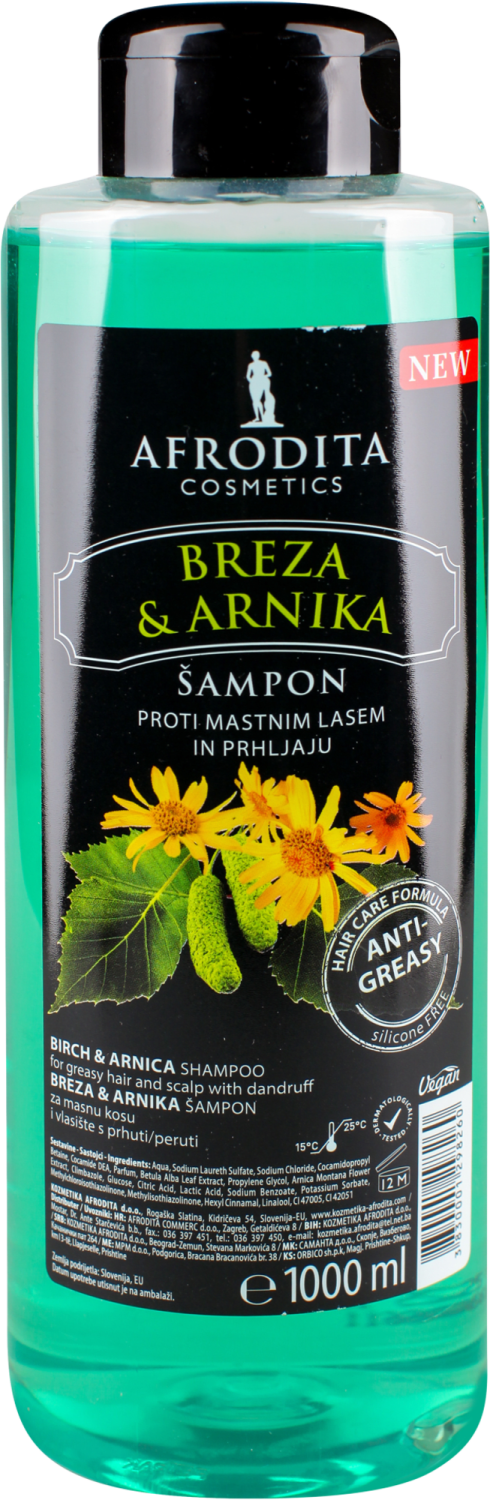Šampon AFRODITA breza i arnika 1l-slika