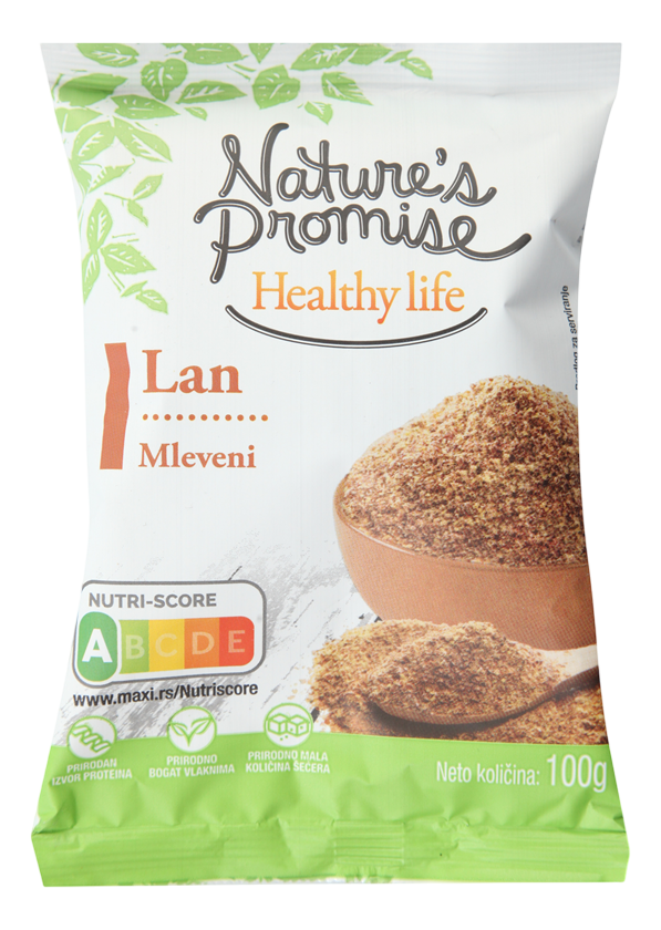 Mleveni lan NATURE'S PROMISE 100g-slika