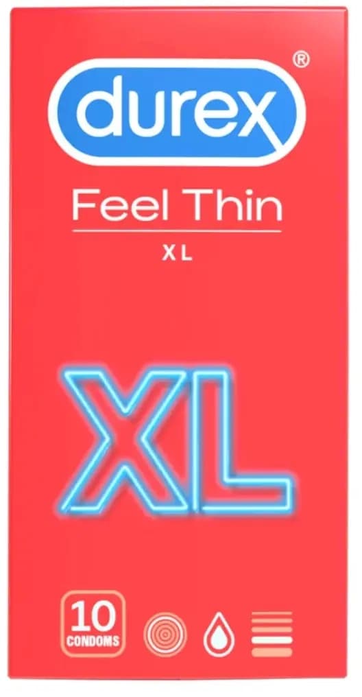 DUREX kondomi Feel thin XL 10kom-slika
