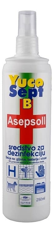 Sredstvo za dezinfekciju Asepsoll YUCO 250ml-slika