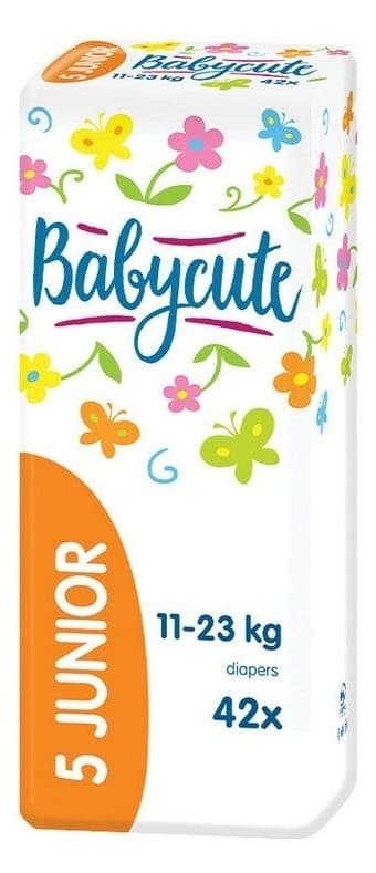 BABYCUTE pelene Junior 5 42kom-slika