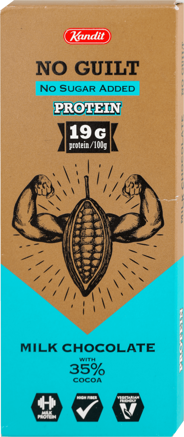 ČOKOLADA MILK PROTEIN NG 80G KANDIT-slika