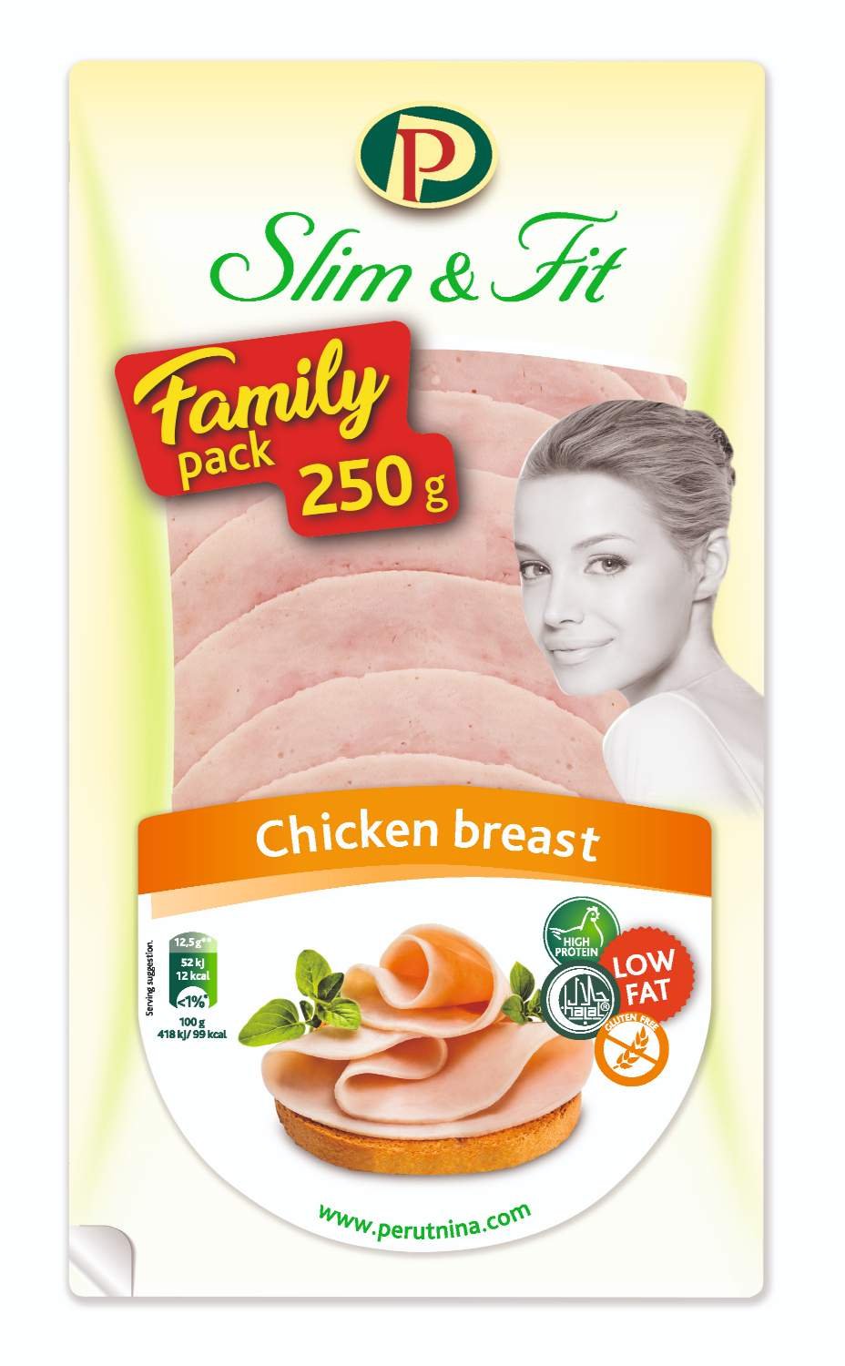 PRSA PILEĆA SLAJS 250G PERUTNINA-slika