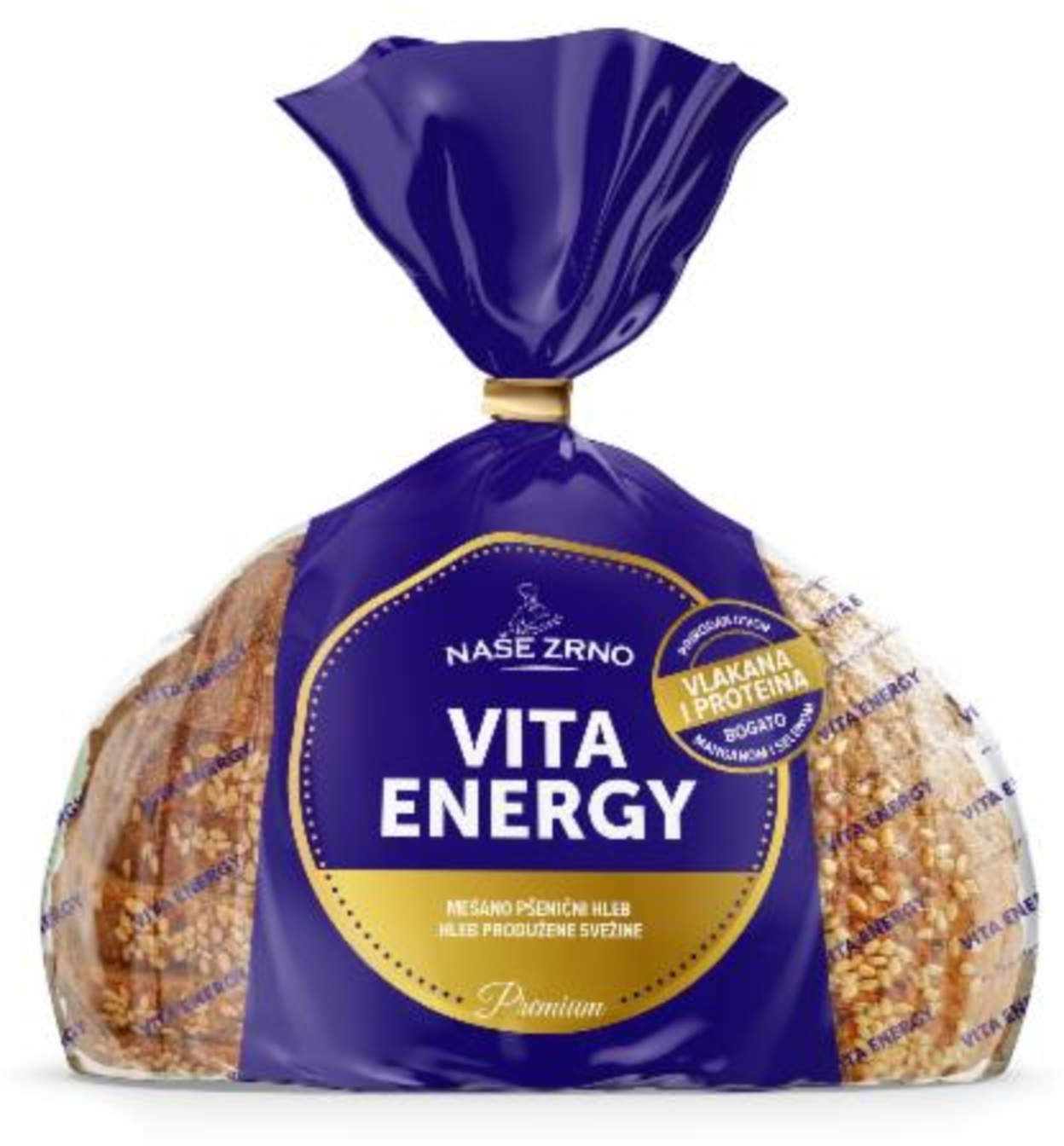Hleb NAŠE ZRNO Vita energy 400g-slika
