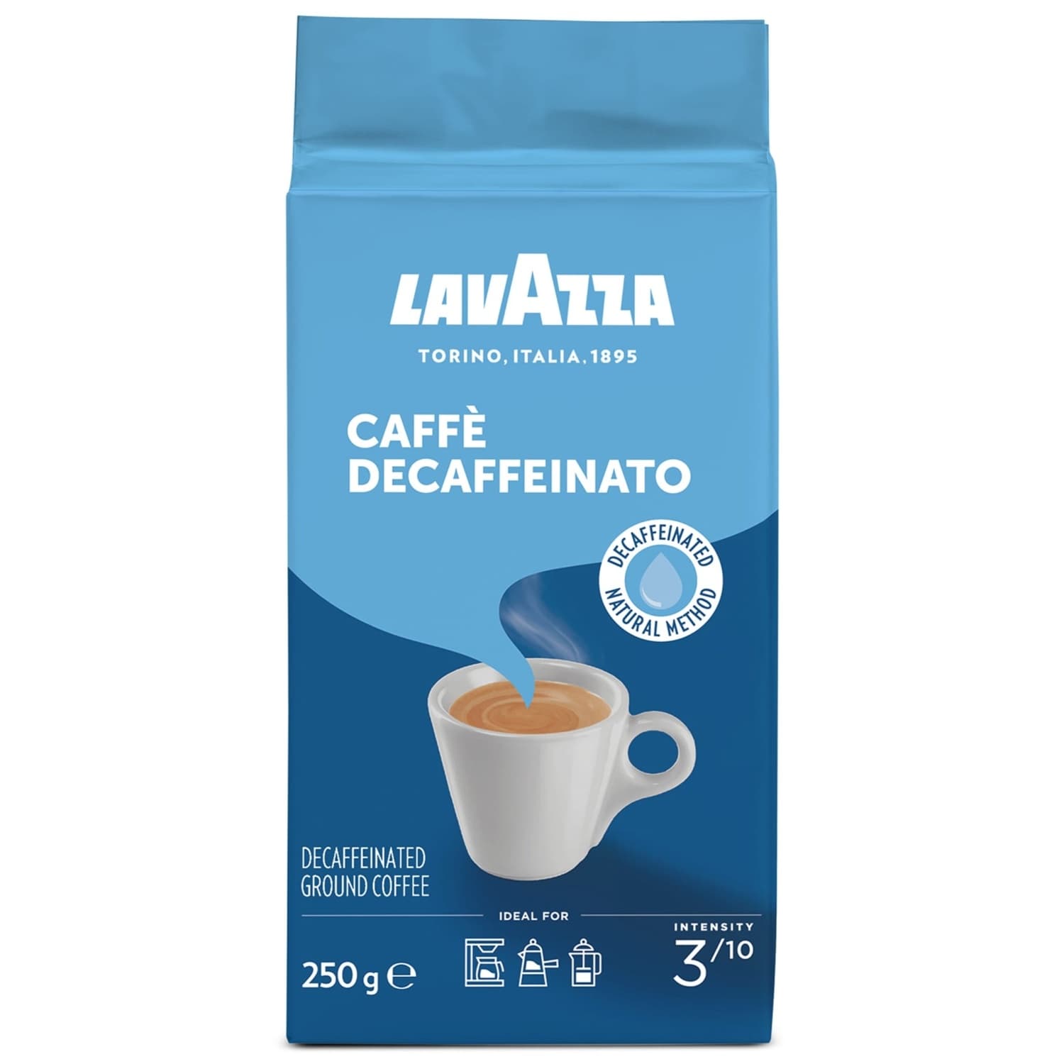 Espresso Kafa LAVAZZA Decafeinato mlevena 250g-slika