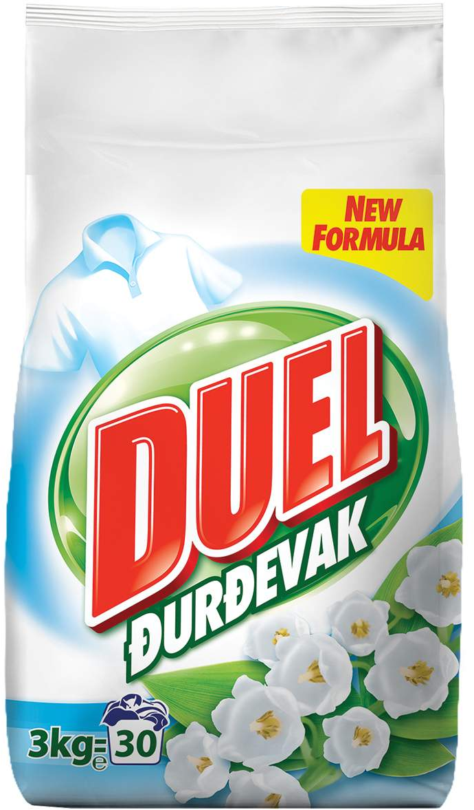 DUEL Đurđevak deterdžent za veš 30 pranja (3kg)-slika