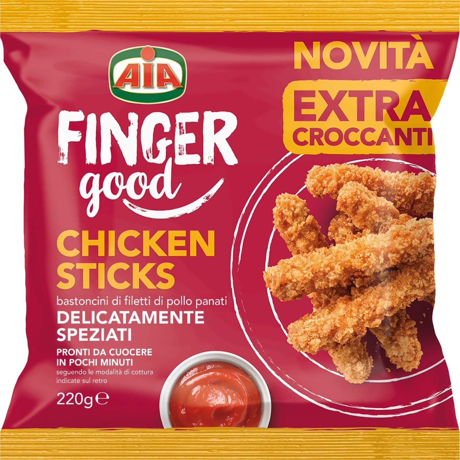 pileci stapici smrznuti panirani 220g aia silbo-slika