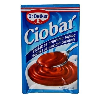 TOPLA CRNA COKOLADA 25GR CIOBAR DR.OETKE-slika