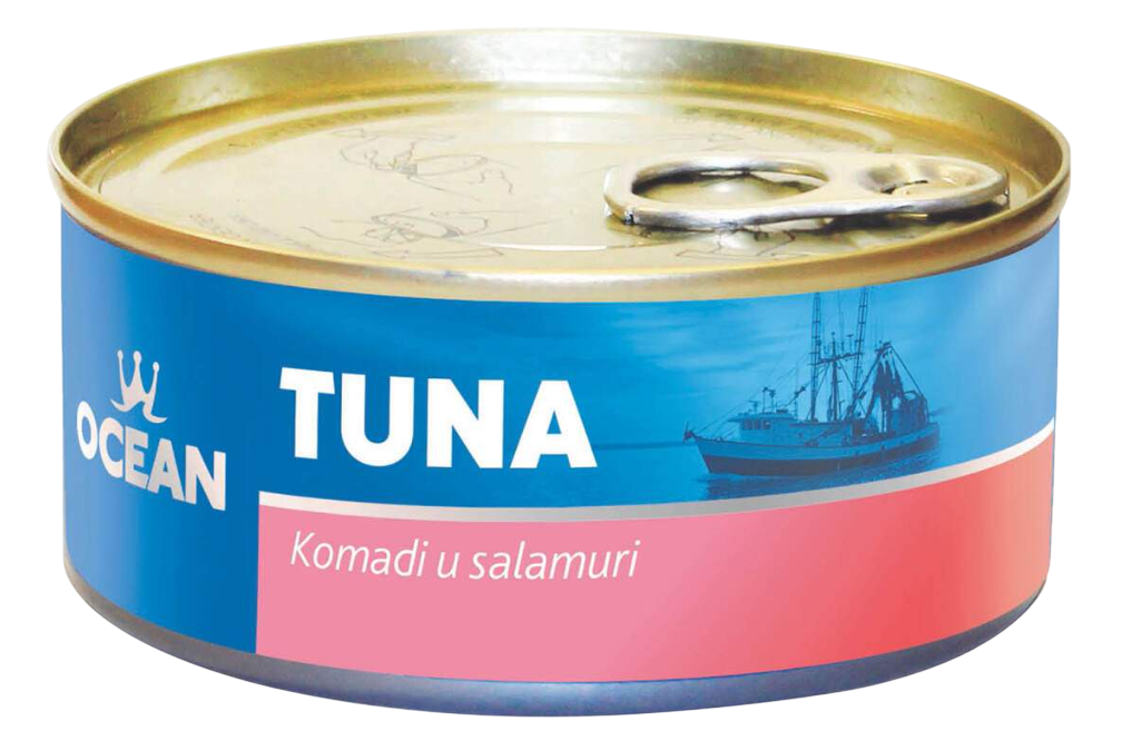 TUNA KOMADI U SALAMURI 160G OCEAN-slika