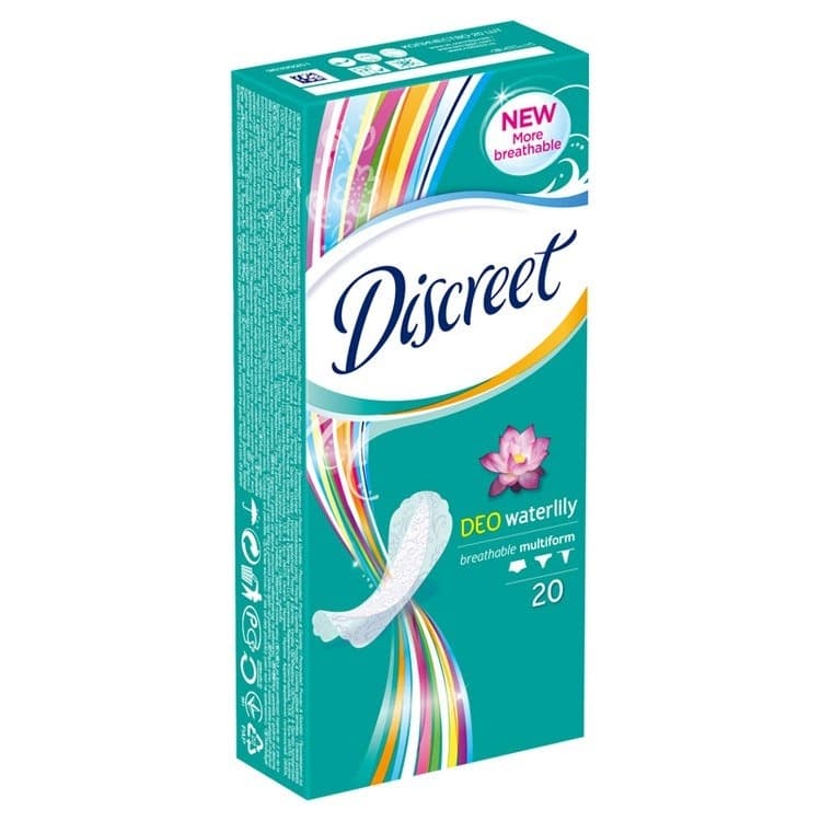 DISCREET Deo Waterlilly ulošci 20kom-slika