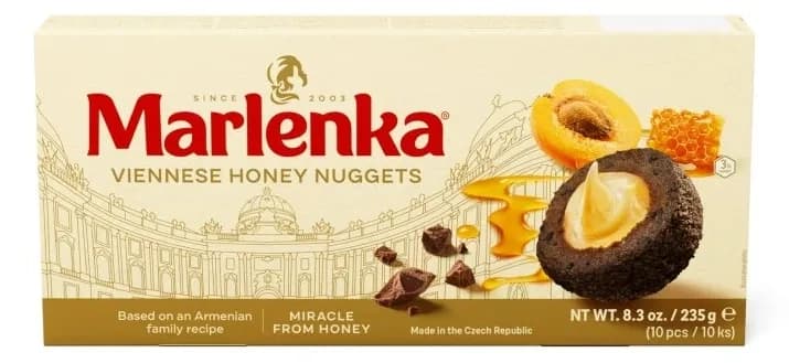 MARLENKA Medene kuglice kajsija 235g-slika