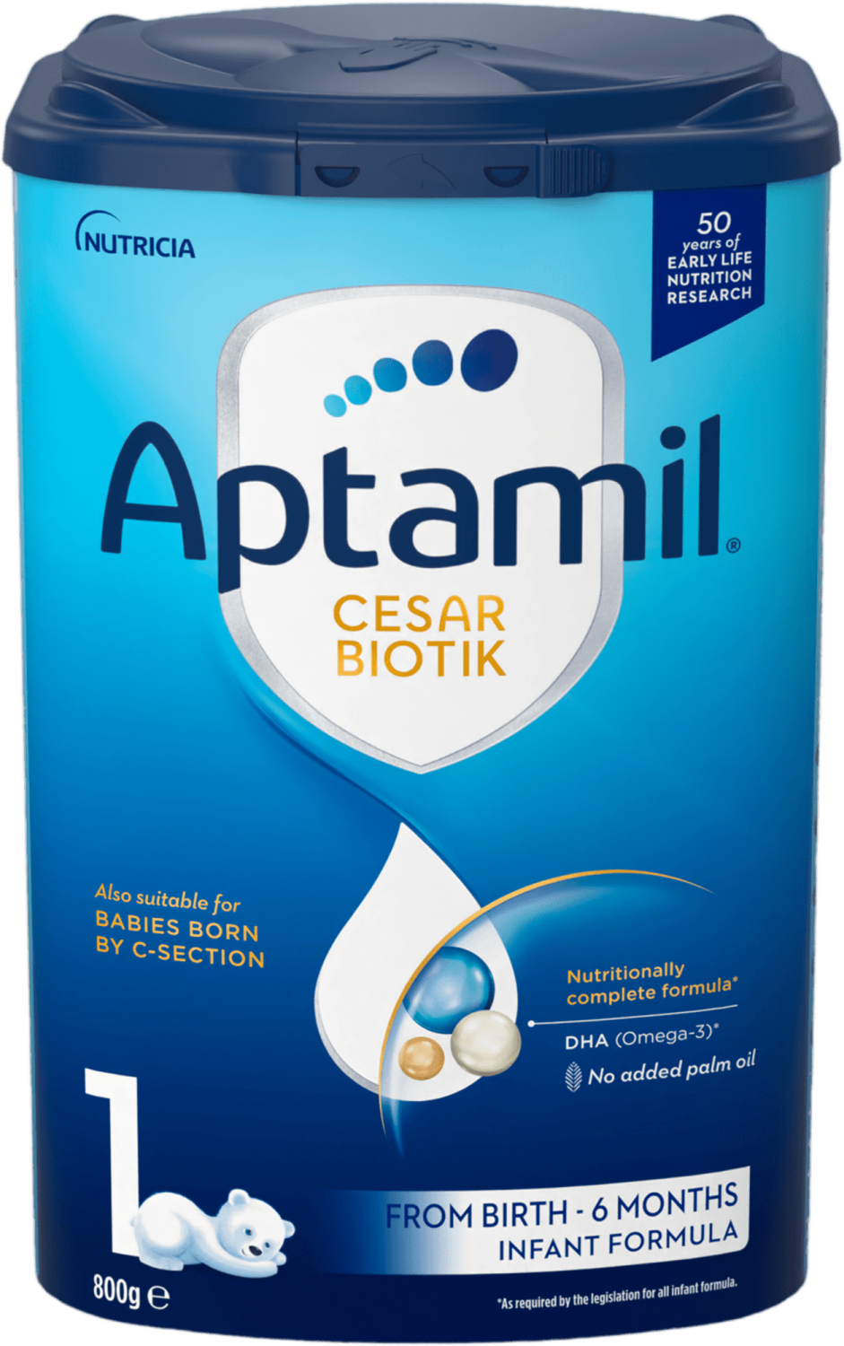 Zamensko mleko APTAMIL Cesar biotik 1 800g-slika