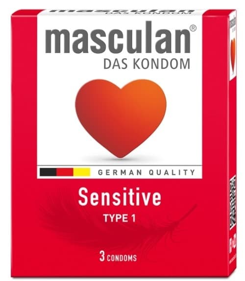 Prezervativ MASCULAN tip1 sensitive 3kom-slika