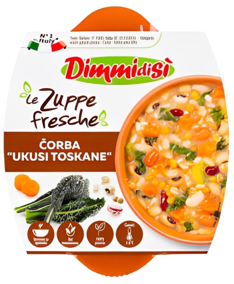 DIMMIDISI ČORBA UKUSI TOSKANE 400GR LA LINEA VERDE-slika