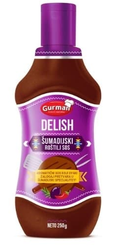 Sos GURMAN Delish šumadijski roštilj 250g-slika