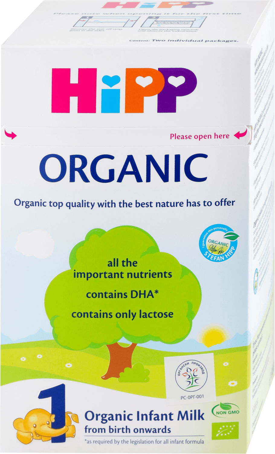 HIPP Organic zamensko mleko 1 800g-slika
