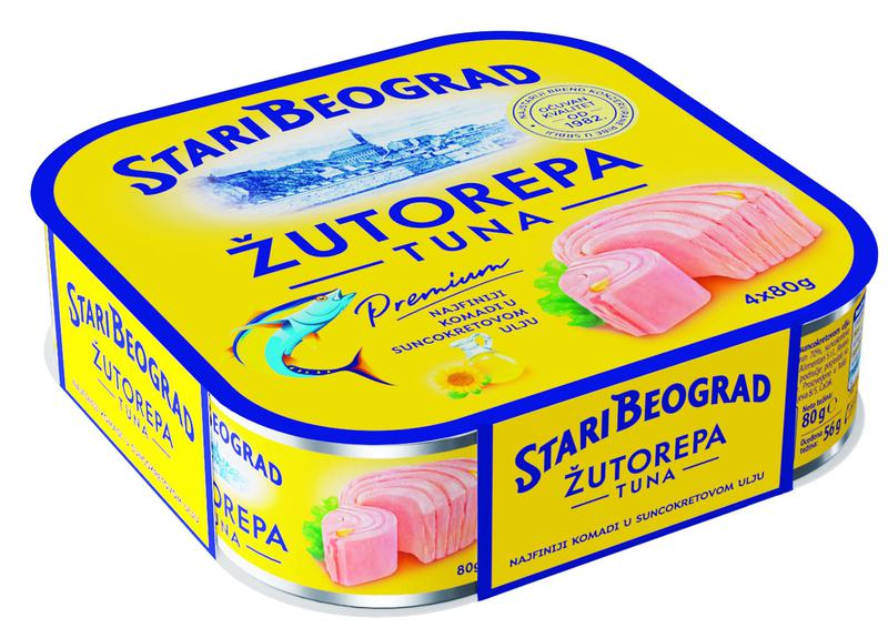 TUNA ŽUTOREPA U ULJU 4X80G ST BEOGR-slika
